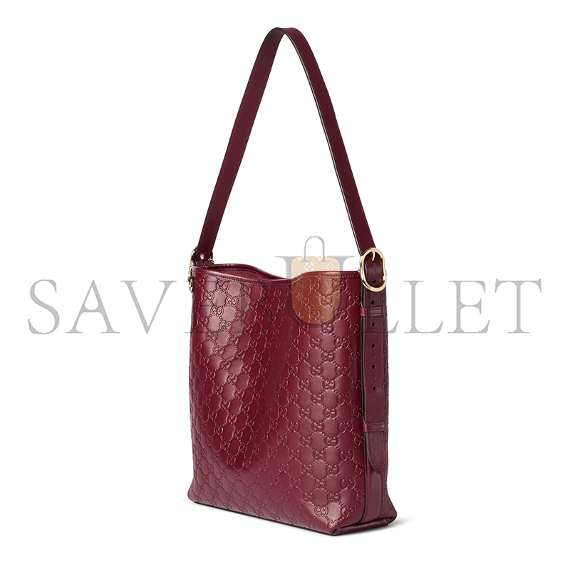 GUCCI GG EMBLEM MEDIUM SHOULDER BAG 847452 (30.5*30.5*9cm)